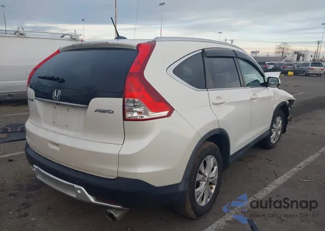2013 Honda Cr-V Ex-L z USA, uszkodzony, nr VIN 5J6RM4H78DL017261